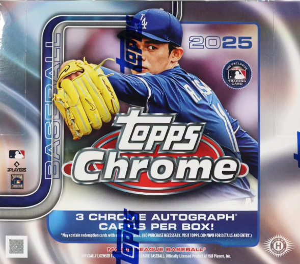 2025 Topps Chrome Baseball Hobby Box