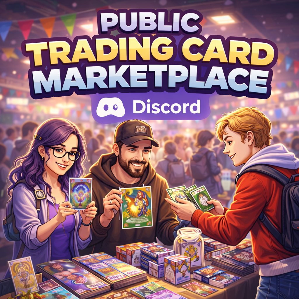 Discord community for Pokémon, TCG, and trading card collectors.