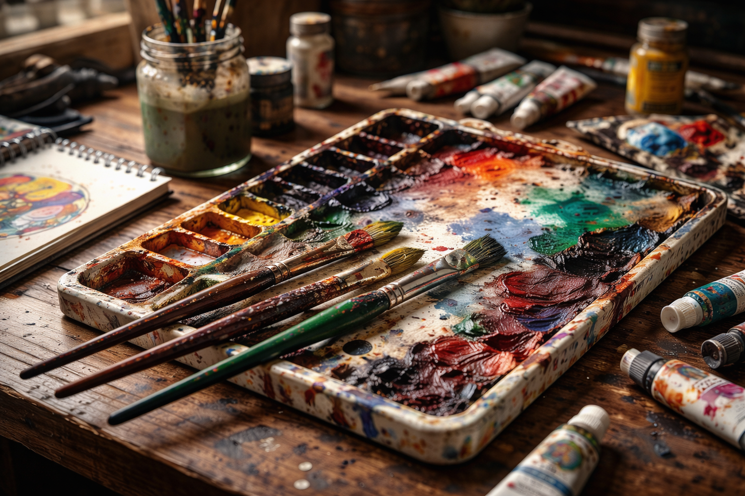 Artist sketch card community on Discord where creators share and trade custom artwork.