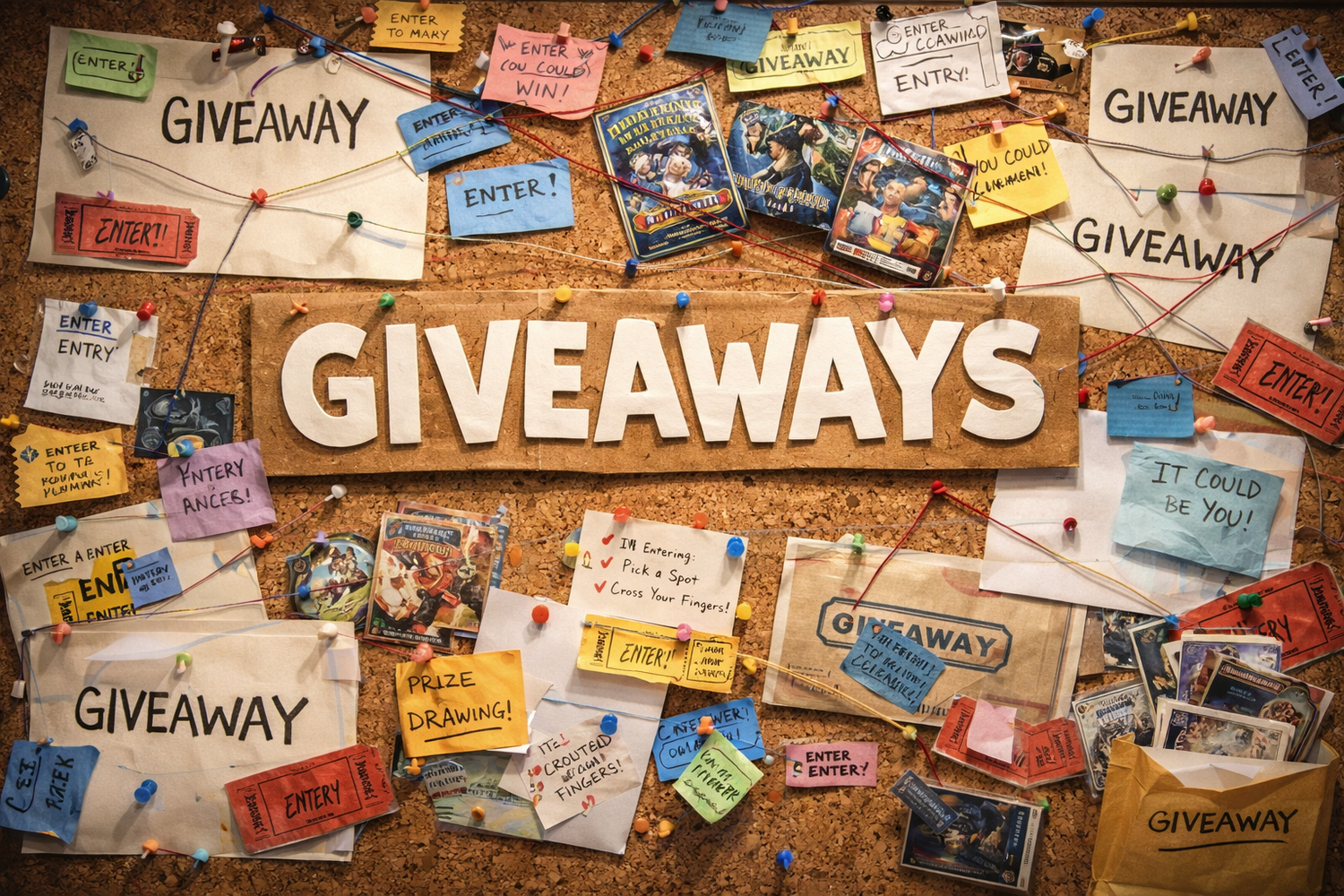 Discord community running trading card giveaways for card collectors.